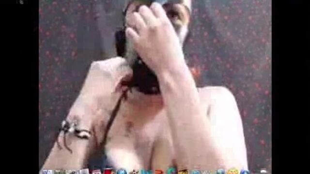 Cam Whore Puking with Mask vomit porn puke porn