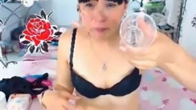 retard drinks and gargles her puke for 45 minutes vomit porn puke porn